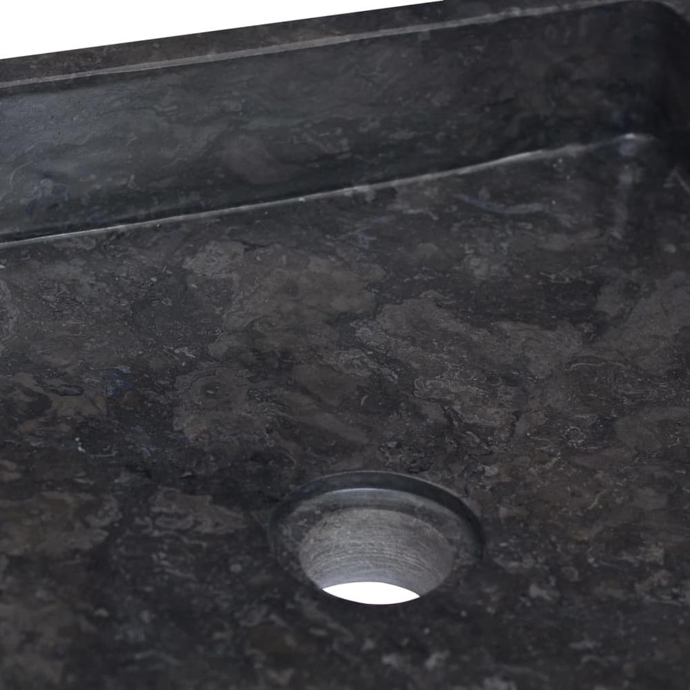 Sink Black 15.7"x15.7"x3.9" Marble. Picture 4