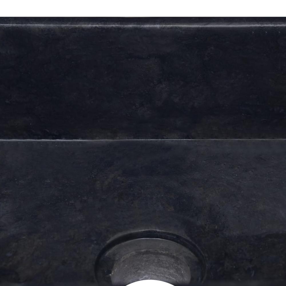 Sink Black 11.8"x11.8"x5.1" Marble. Picture 4