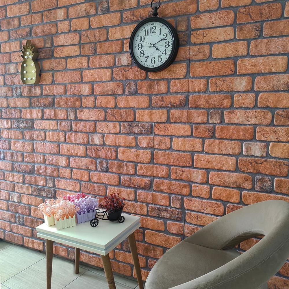 3D Wall Panels with Terracotta Brick Design 10 pcs EPS. Picture 5