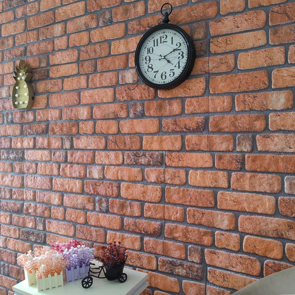 3D Wall Panels with Terracotta Brick Design 10 pcs EPS. Picture 6