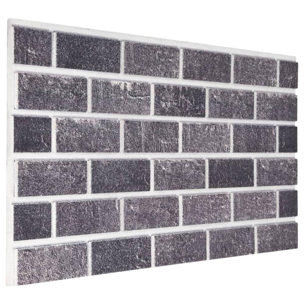 3D Wall Panels with Black & Gray Brick Design 10 pcs EPS. Picture 3
