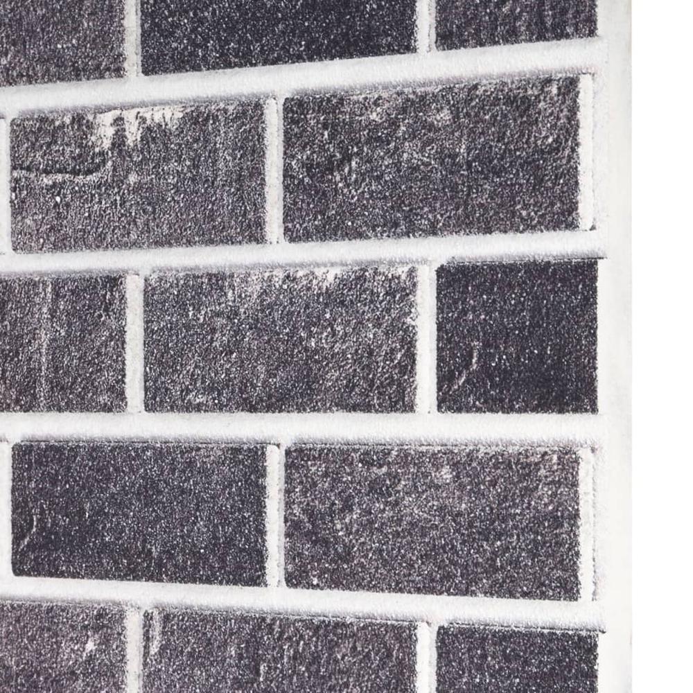 3D Wall Panels with Black & Gray Brick Design 10 pcs EPS. Picture 4