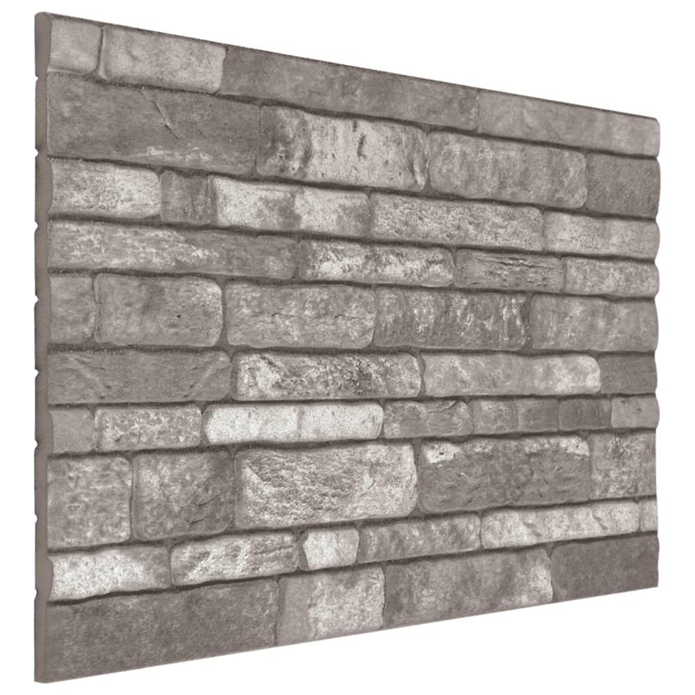 3D Wall Panels with Dark Gray Brick Design 10 pcs EPS. Picture 3