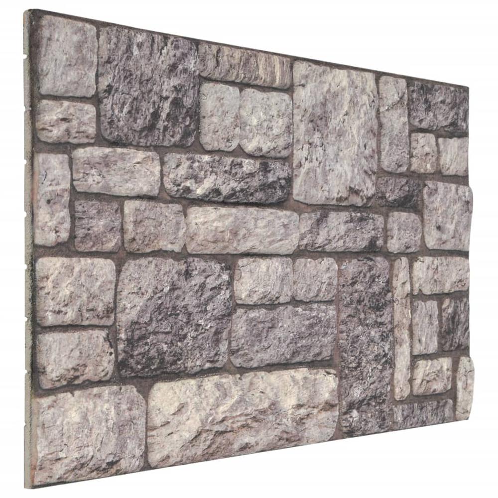 3D Wall Panels with Light Gray Brick Design 10 pcs EPS. Picture 3