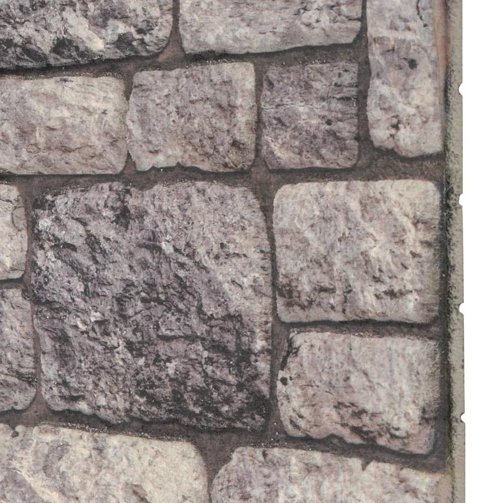 3D Wall Panels with Light Gray Brick Design 10 pcs EPS. Picture 4