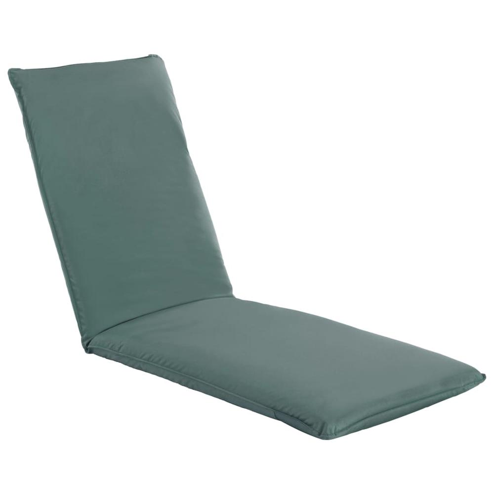 vidaXL Foldable Sunlounger Oxford Fabric Gray 6045. Picture 3
