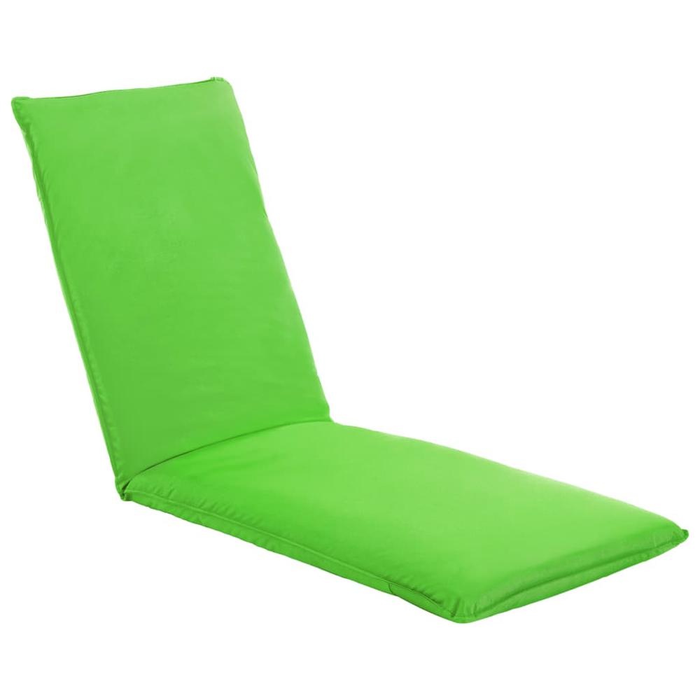 vidaXL Foldable Sunlounger Oxford Fabric Green 6046. Picture 3