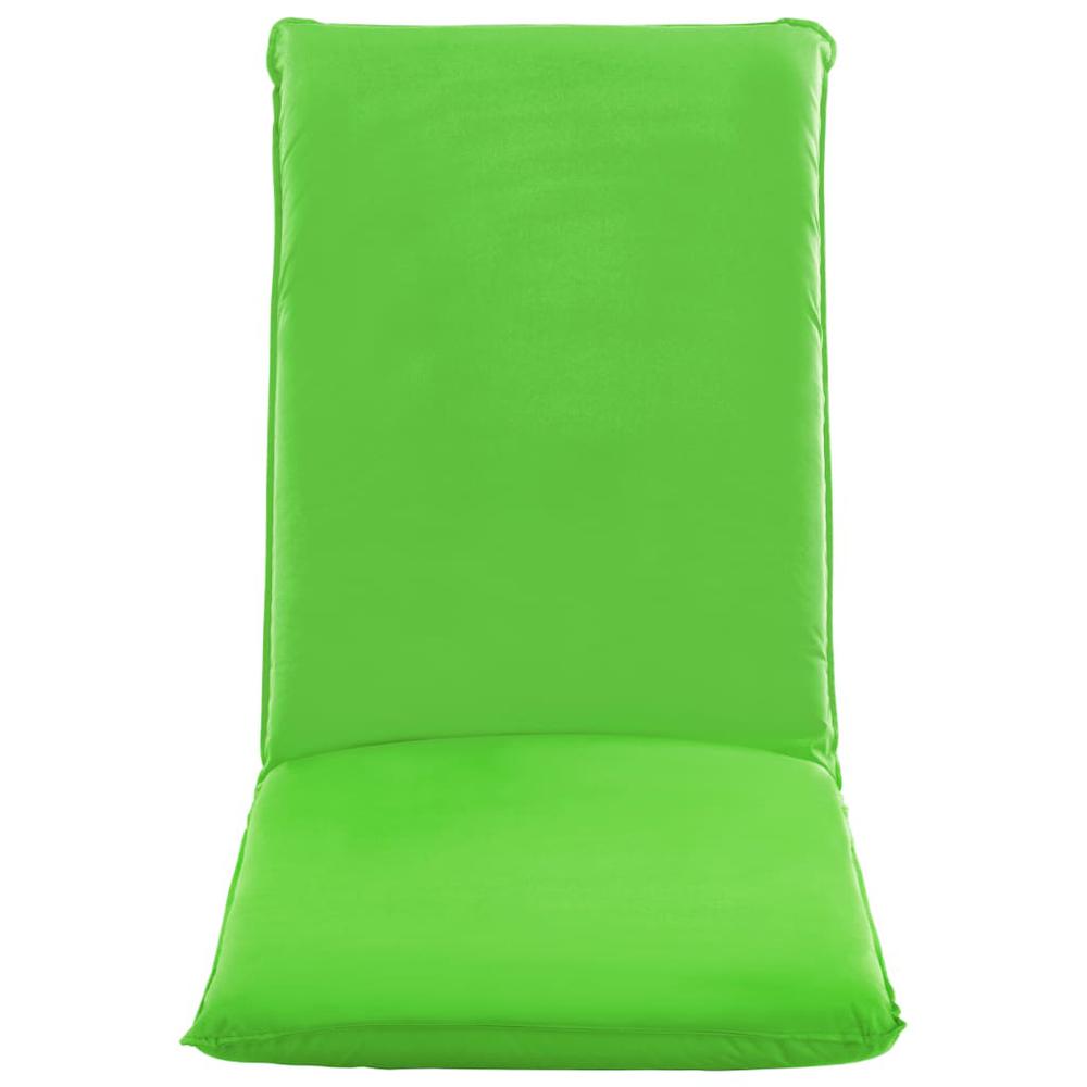 vidaXL Foldable Sunlounger Oxford Fabric Green 6046. Picture 4