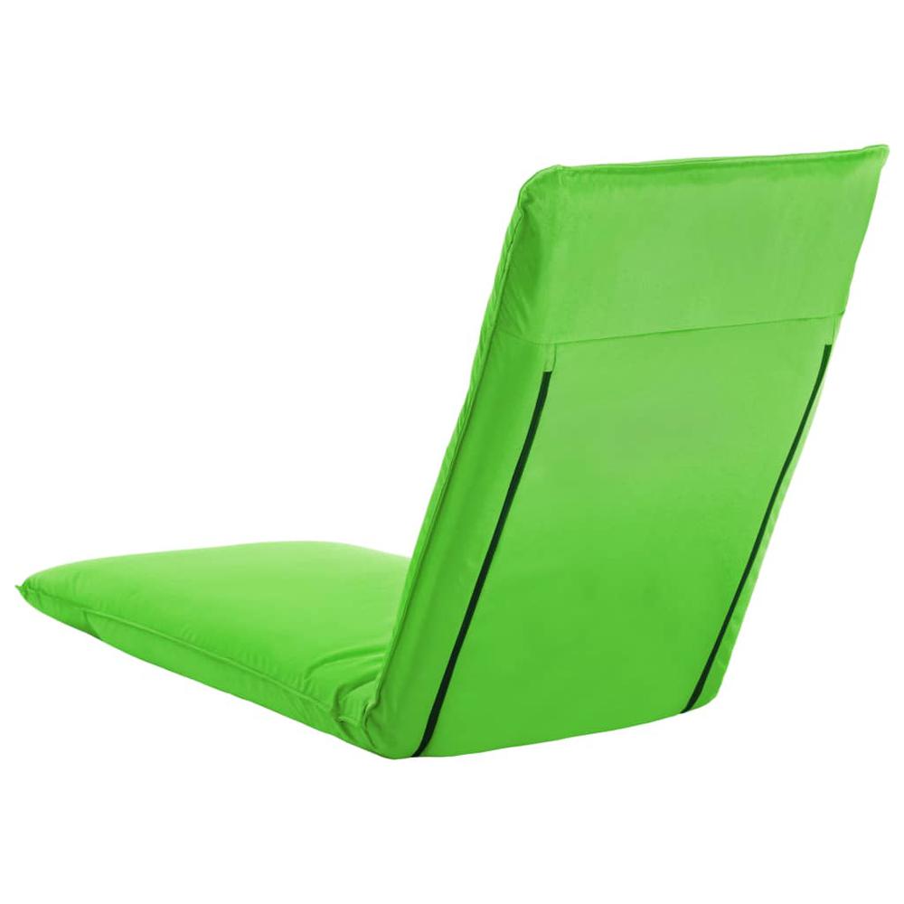 vidaXL Foldable Sunlounger Oxford Fabric Green 6046. Picture 5