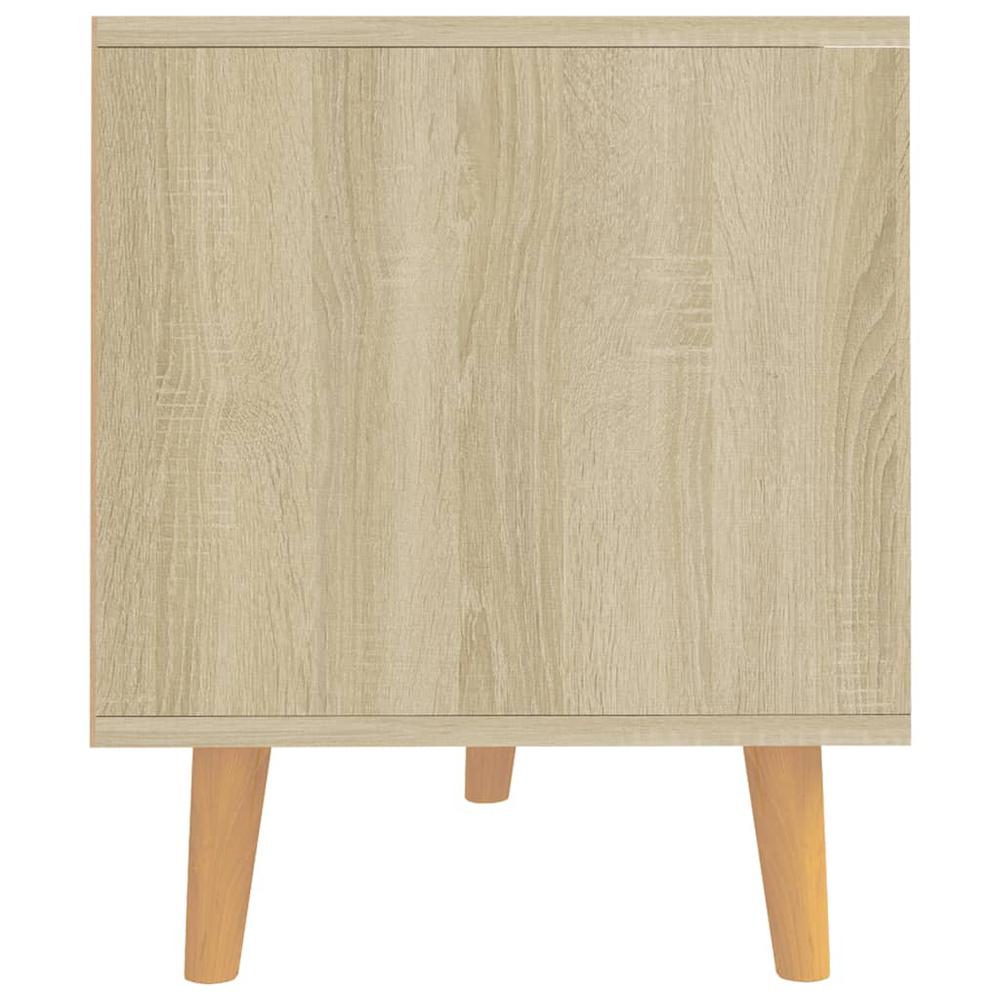 vidaXL TV Cabinet Sonoma Oak 35.4"x15.7"x19.1" Engineered Wood. Picture 6