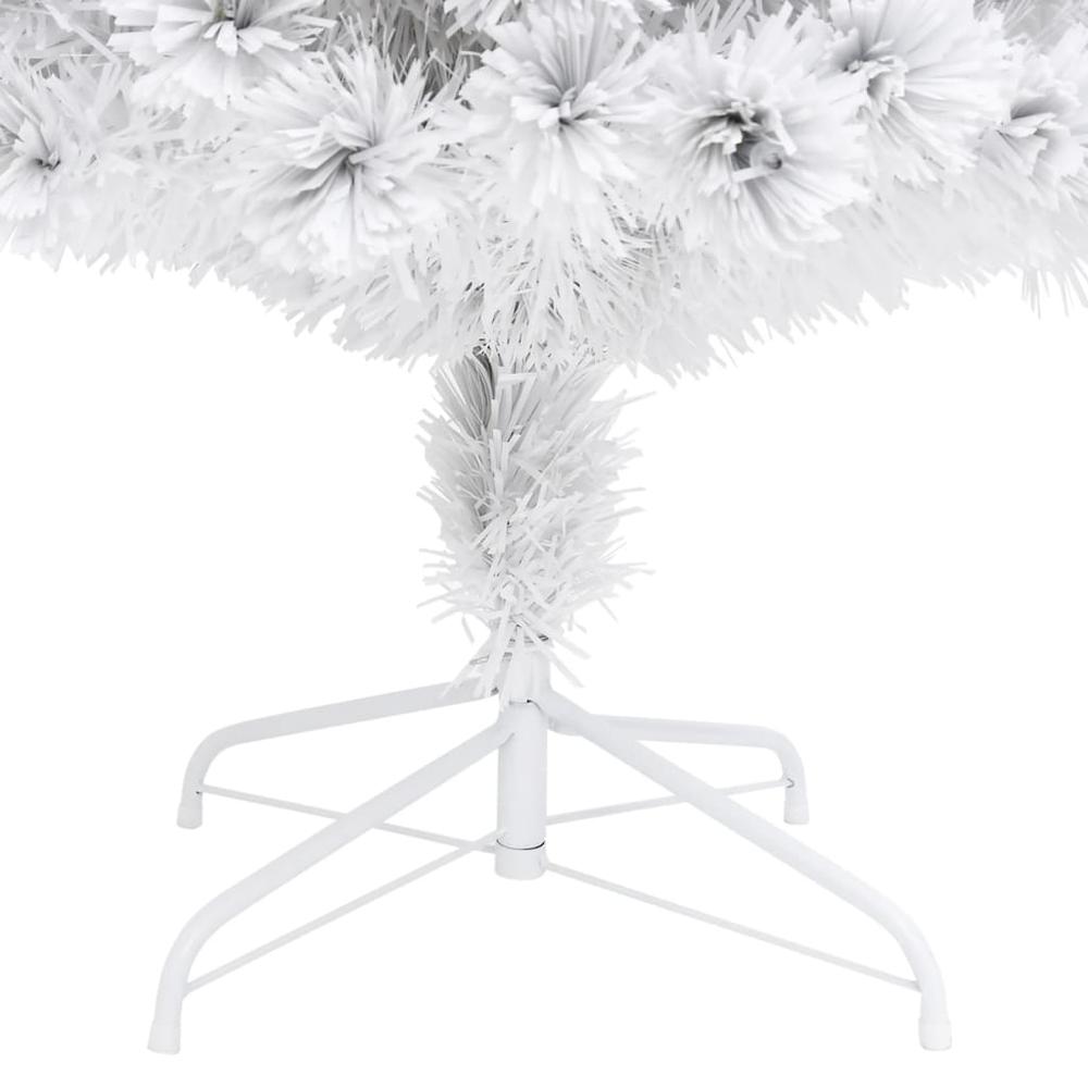 vidaXL Artificial Christmas Tree with LED White 47.2" Fiber Optic. Picture 8