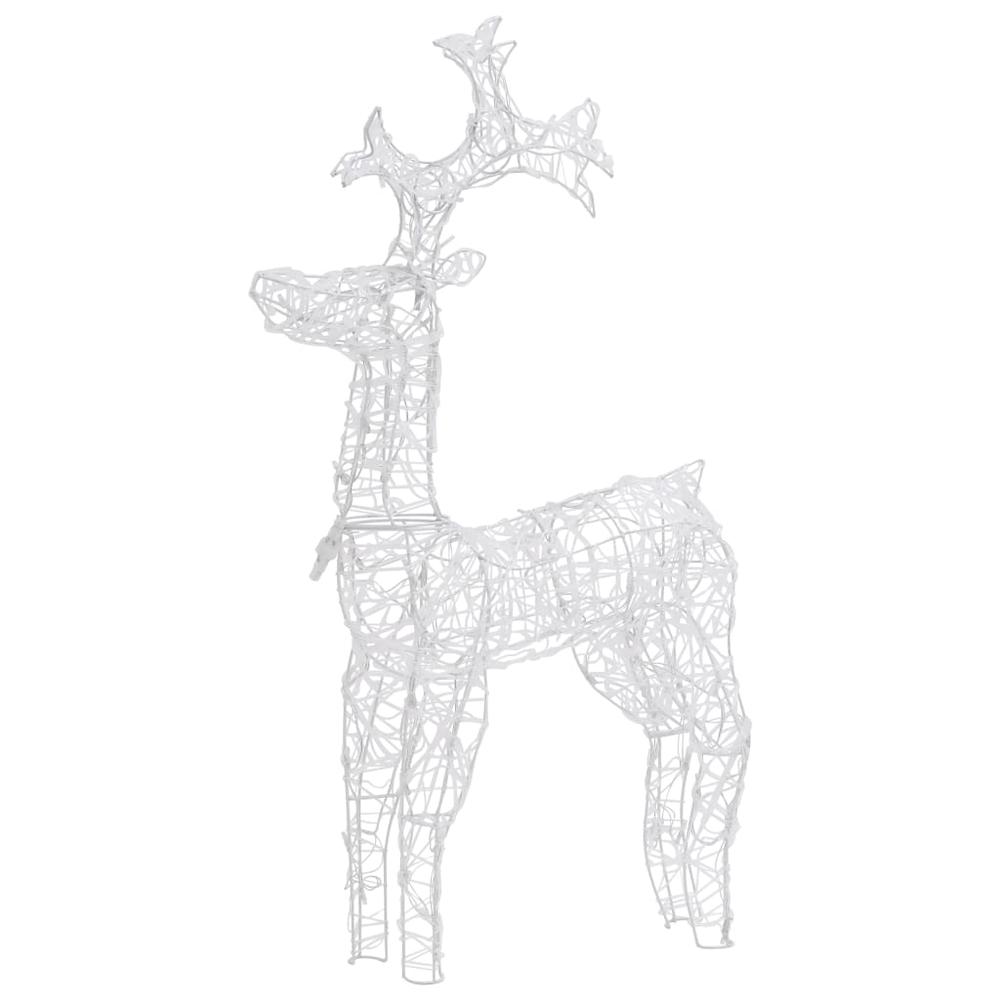 vidaXL Reindeer Christmas Decoration 90 LEDs 23.6"x6.3"x39.4" Acrylic, 329779. Picture 5