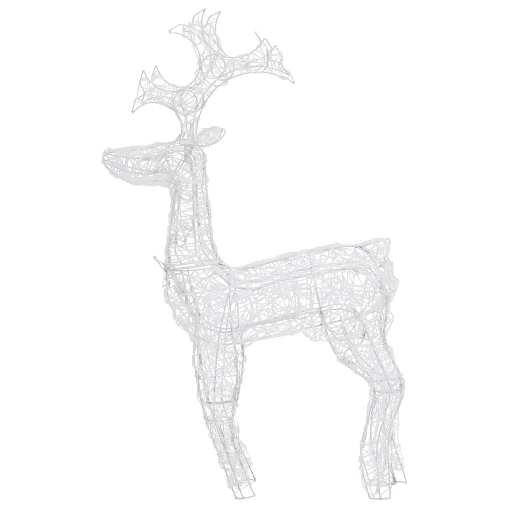 vidaXL Reindeer Christmas Decoration 90 LEDs 23.6"x6.3"x39.4" Acrylic, 329779. Picture 6