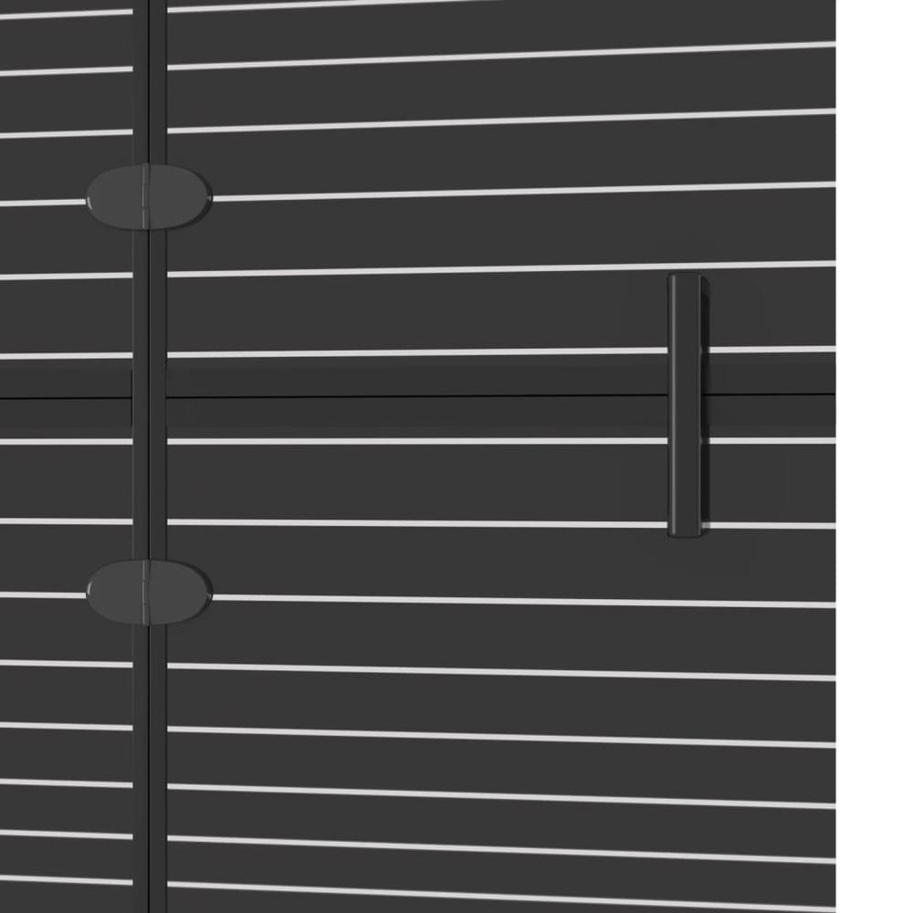 Folding Shower Enclosure ESG 39.4"x55.1" Black. Picture 5