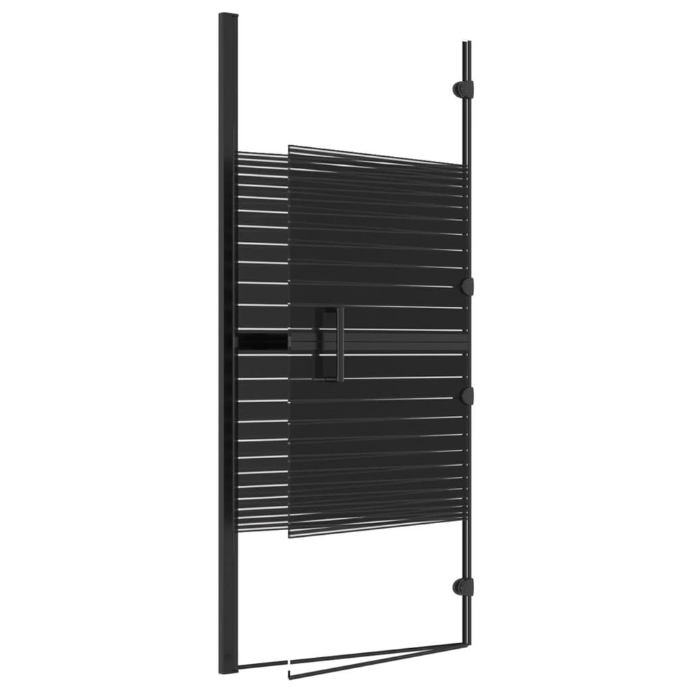 Folding Shower Enclosure ESG 47.2"x55.1" Black. Picture 4