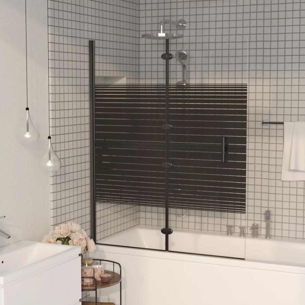 Folding Shower Enclosure ESG 47.2"x55.1" Black. Picture 6