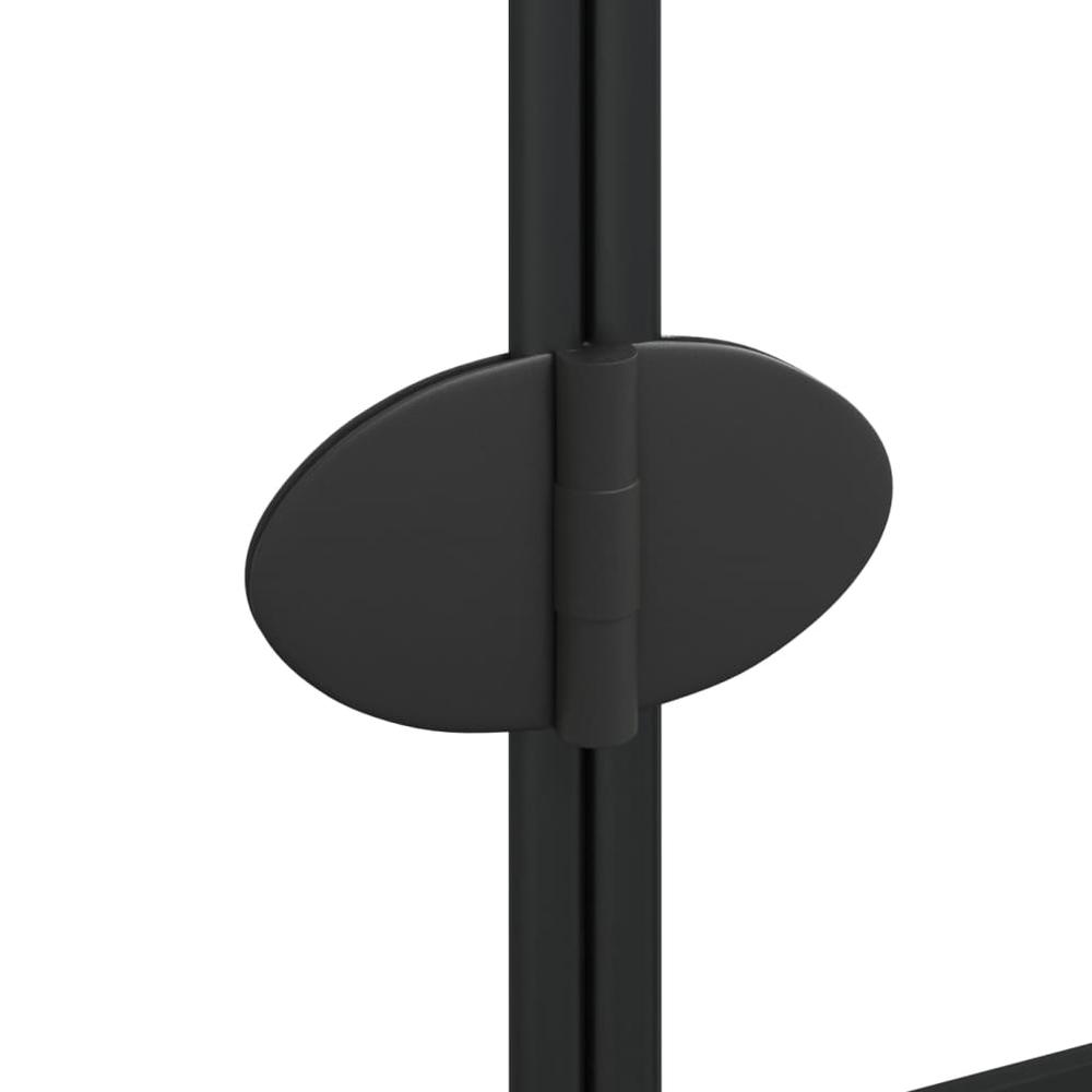 Folding Shower Enclosure ESG 39.4"x55.1" Black. Picture 6