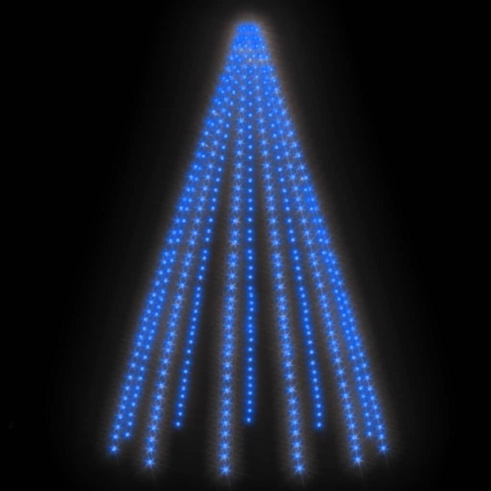 vidaXL Tree Lights with 500 LEDs Blue 196.9" Indoor Outdoor. Picture 5
