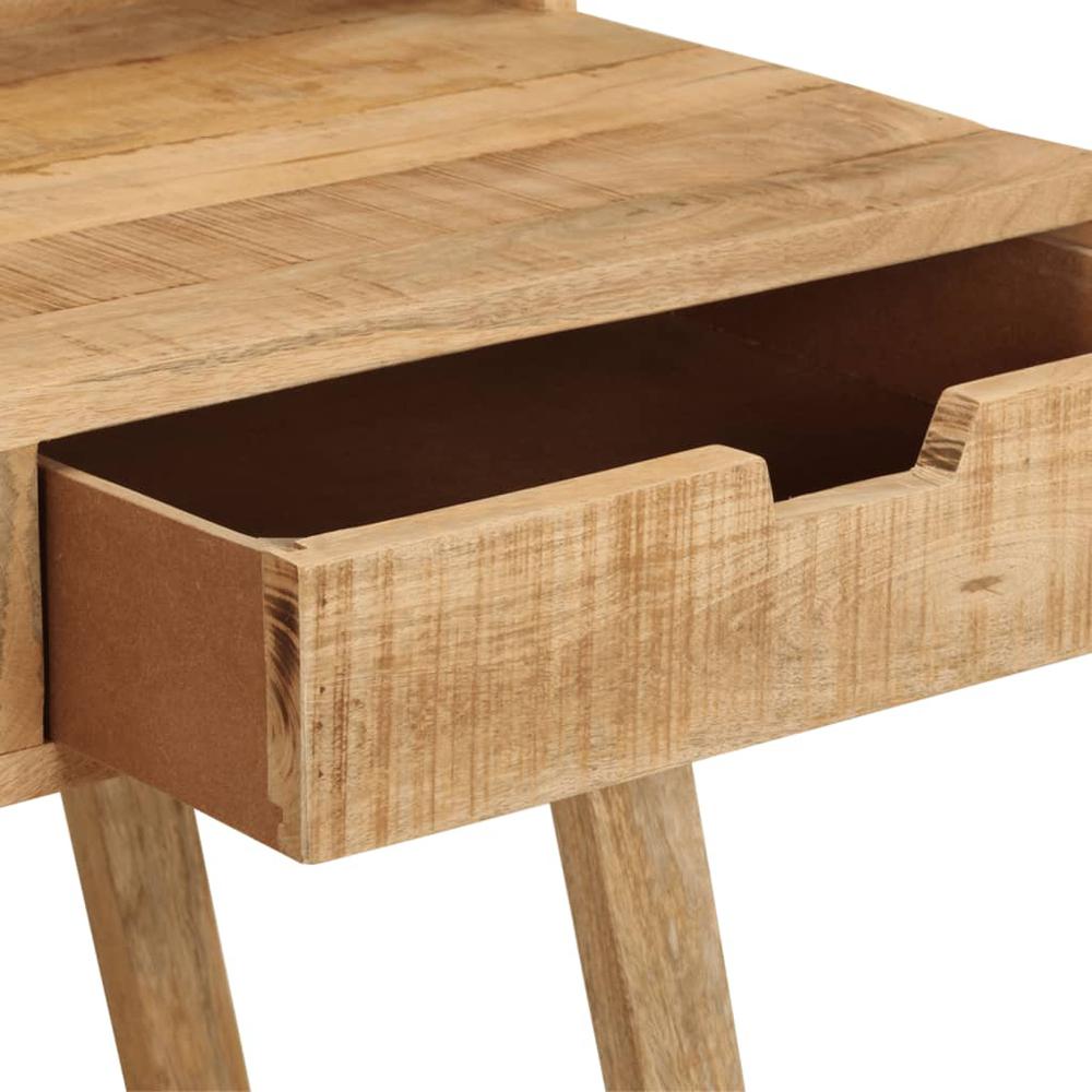 vidaXL Desk 39.4"x17.7"x35.4" Solid Rough Mango Wood. Picture 5