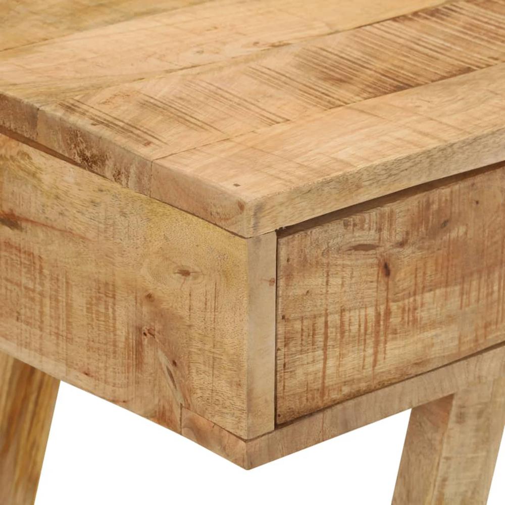 vidaXL Desk 39.4"x17.7"x35.4" Solid Rough Mango Wood. Picture 6