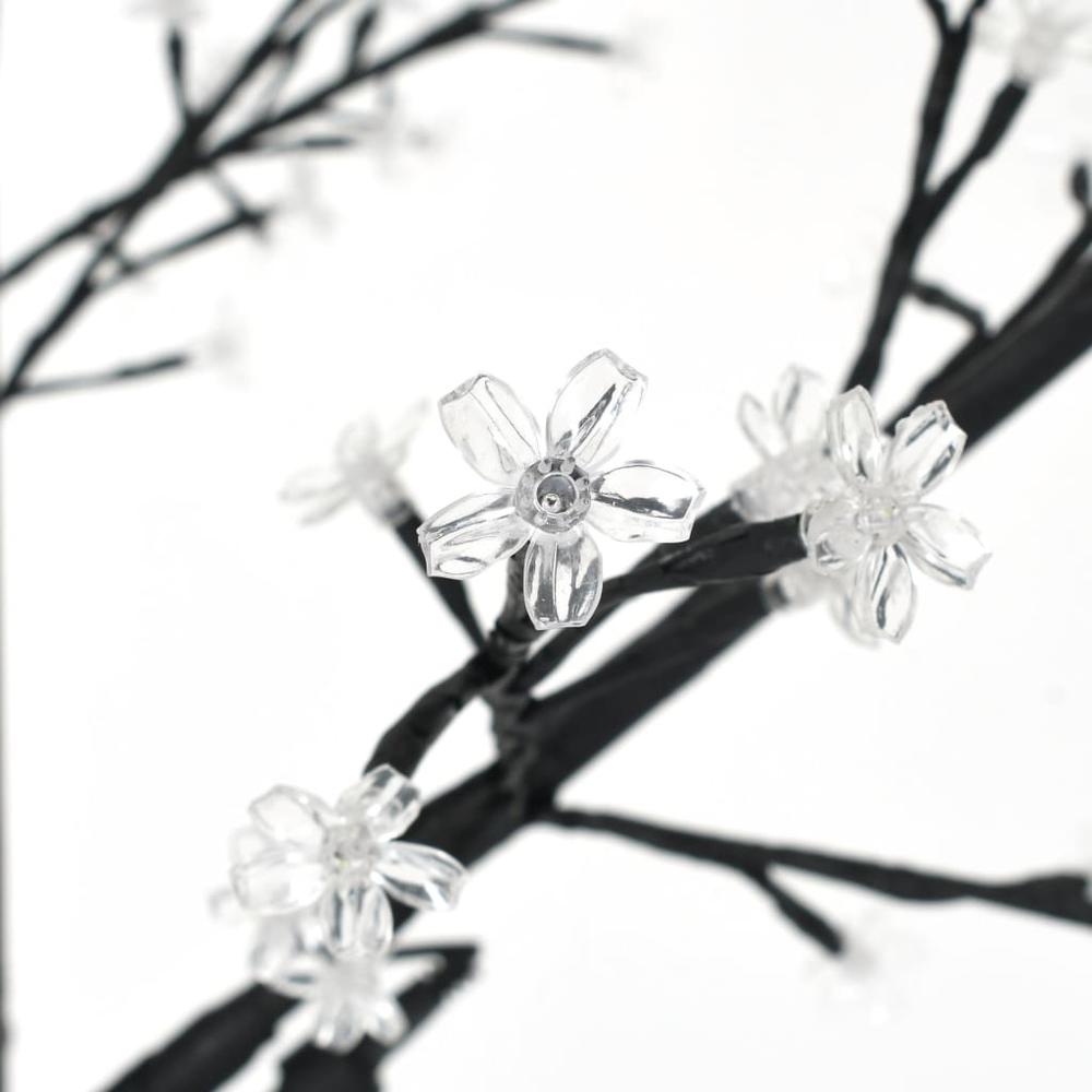 vidaXL Christmas Tree 120 LEDs Cold White Light Cherry Blossom 59.1". Picture 6