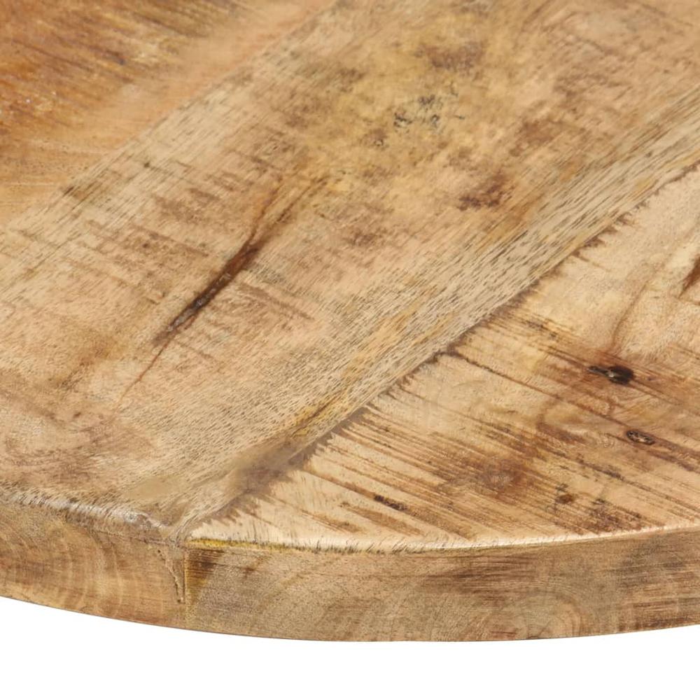Table Top Ã˜31.5"x(1"-1.1") Solid Mango Wood. Picture 2