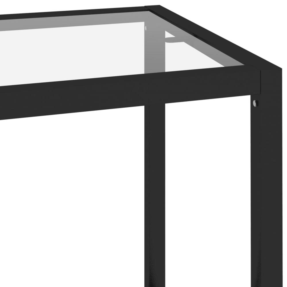 Shelf Transparent 39.4"x14.2"x35.4" Tempered Glass. Picture 4