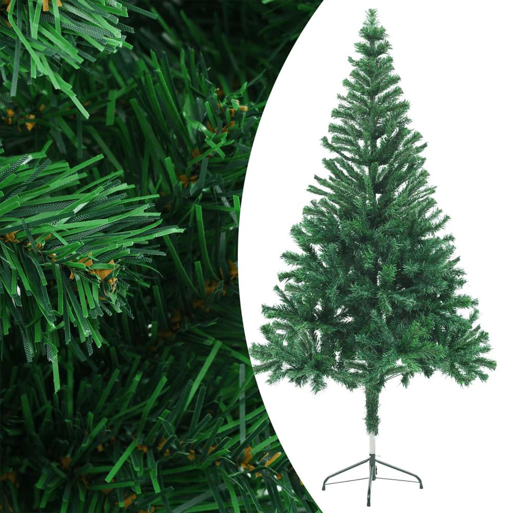 Artificial Pre-lit Christmas Tree with Stand 59.1" 380 Branches. Picture 1