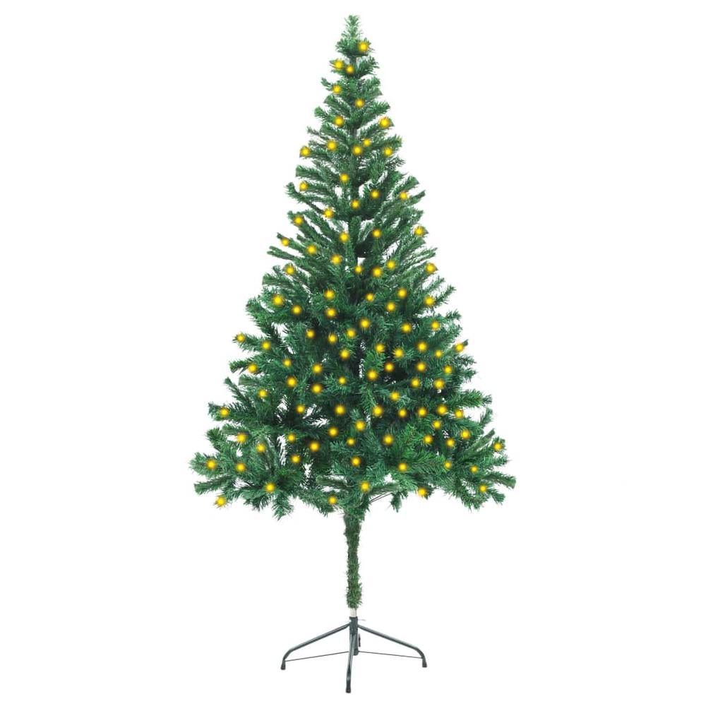 Artificial Pre-lit Christmas Tree with Stand 70.9" 564 Branches. Picture 10