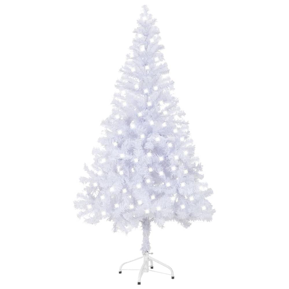 Artificial Pre-lit Christmas Tree with Stand 47.2" 230 Branches. Picture 8