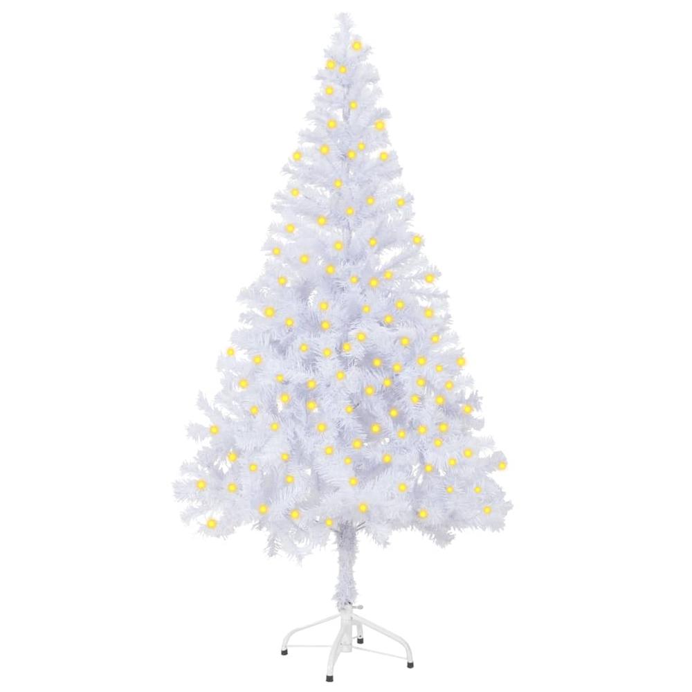 Artificial Pre-lit Christmas Tree with Stand 59.1" 380 Branches. Picture 10