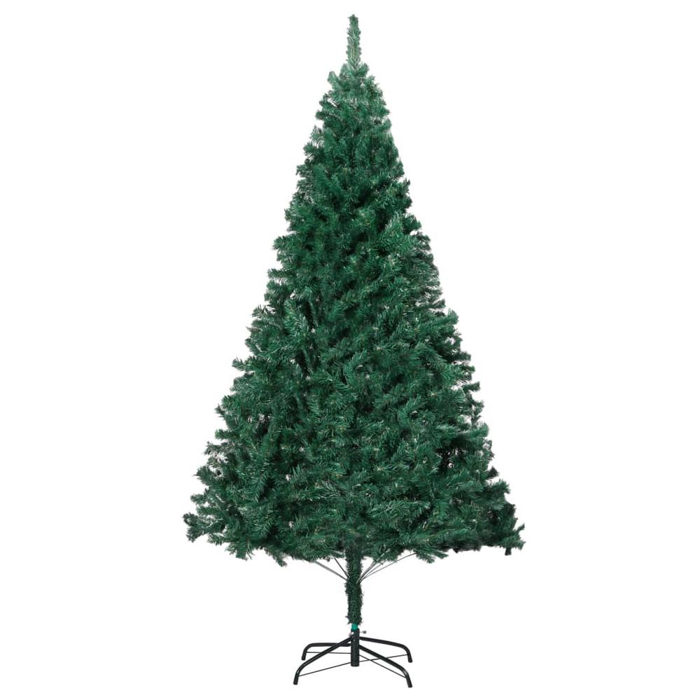 Artificial Pre-lit Christmas Tree with Thick Branches Green 59.1". Picture 2
