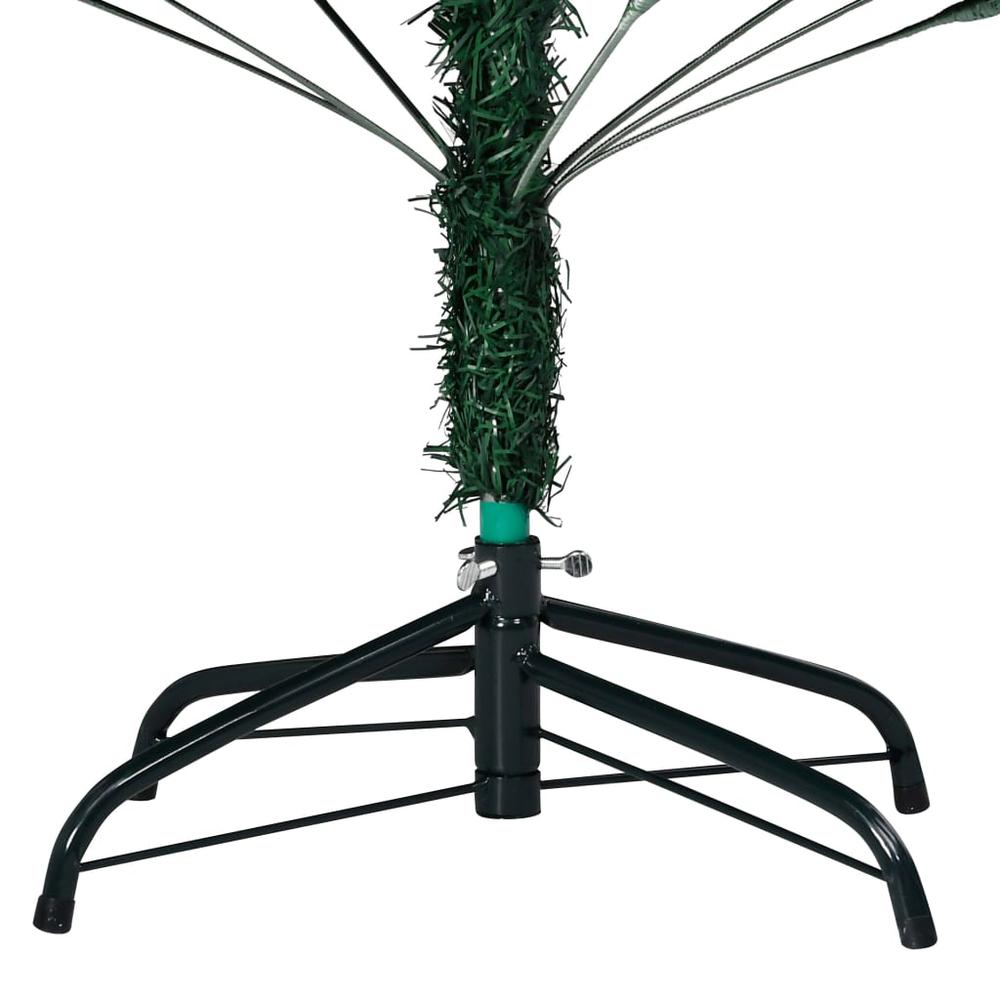 Artificial Pre-lit Christmas Tree with Thick Branches Green 70.9". Picture 5