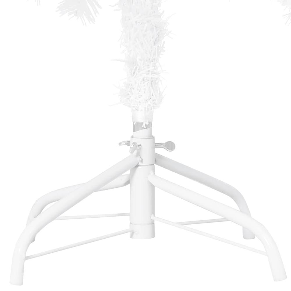 Artificial Pre-lit Christmas Tree with Thick Branches White 47.2". Picture 5