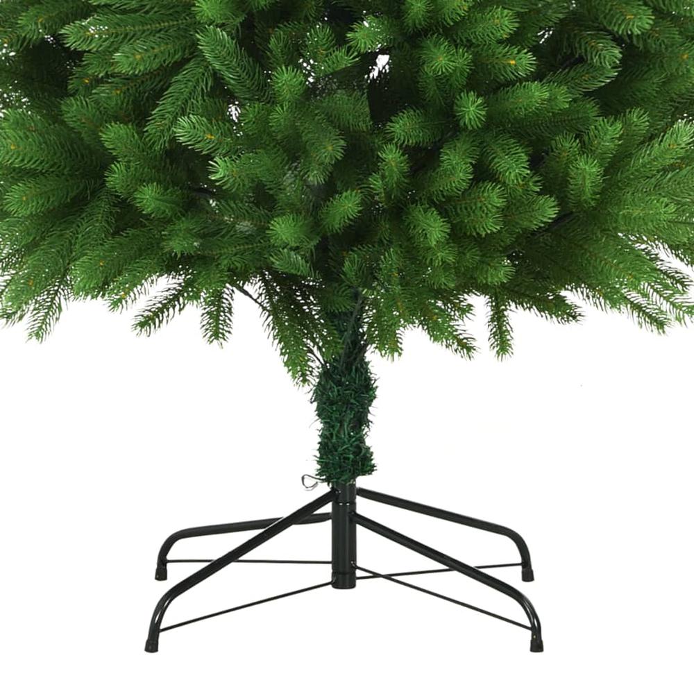 vidaXL Artificial Christmas Tree with LEDs 94.5" Green. Picture 5