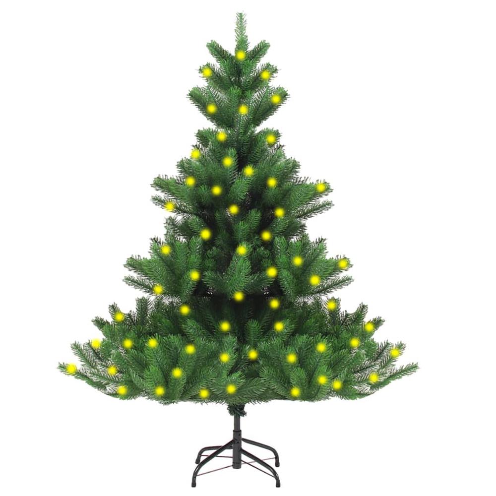 Nordmann Fir Artificial Pre-lit Christmas Tree Green 70.9". Picture 9
