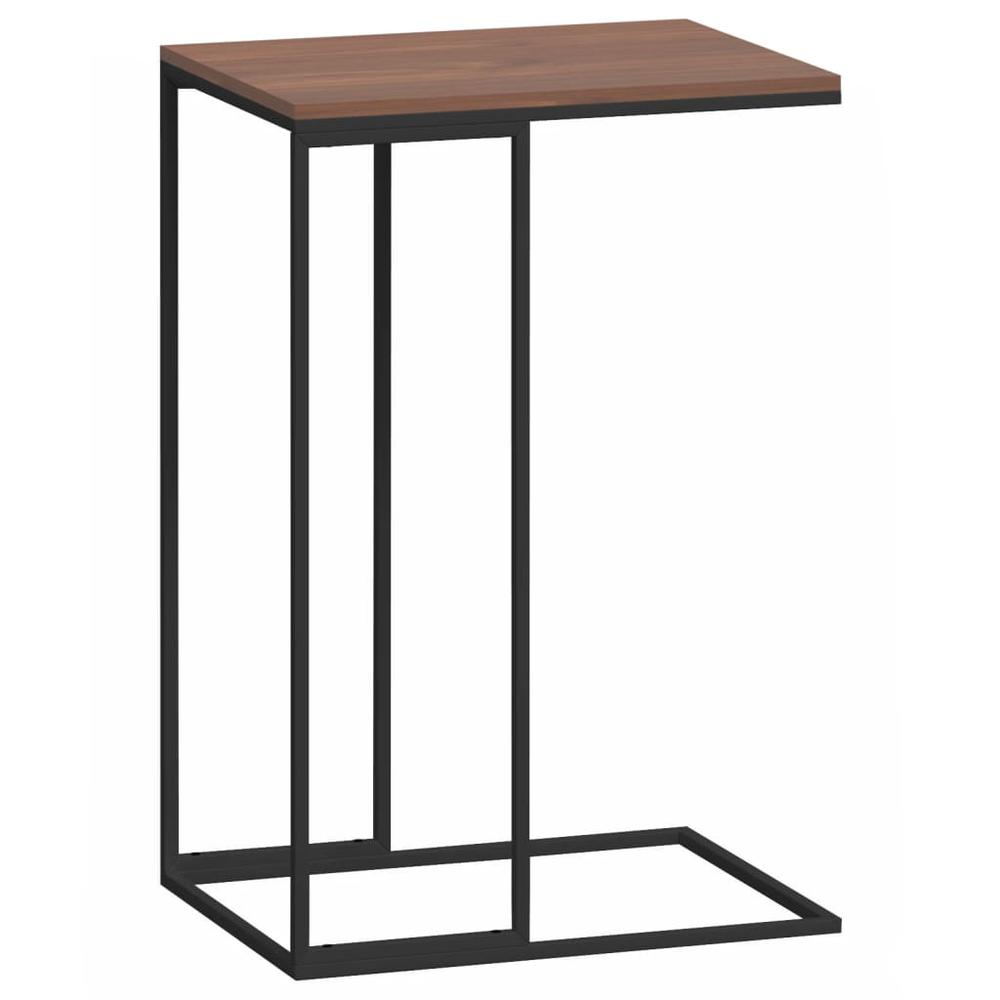 Side Table Black 15.7"x11.8"x23.2" Engineered Wood. Picture 1