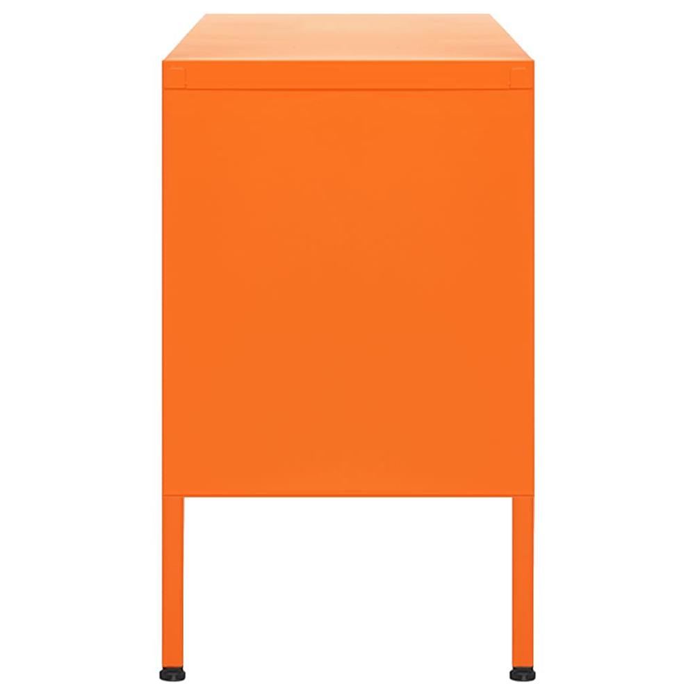 TV Stand Orange 41.3"x13.8"x19.7" Steel. Picture 3