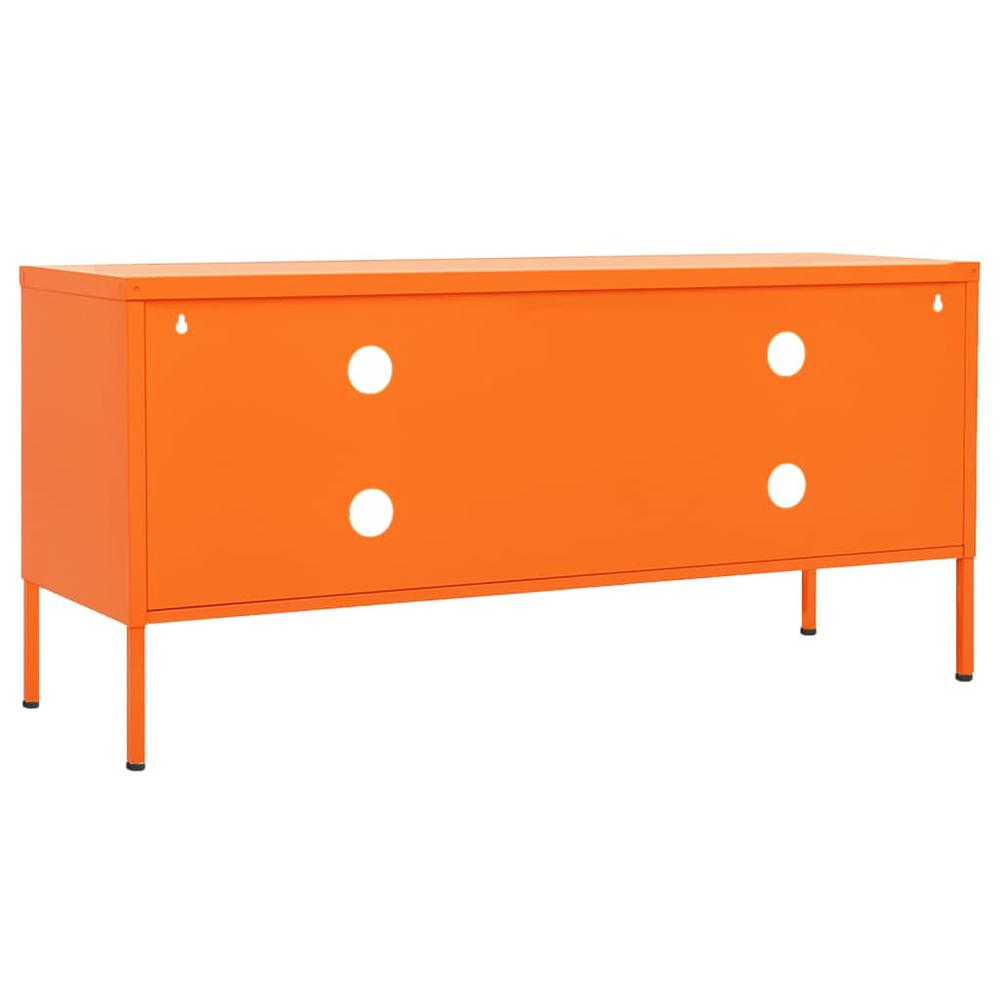 TV Stand Orange 41.3"x13.8"x19.7" Steel. Picture 4
