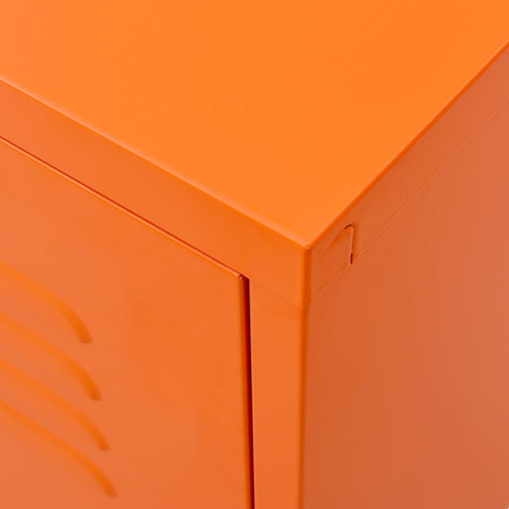 TV Stand Orange 41.3"x13.8"x19.7" Steel. Picture 7