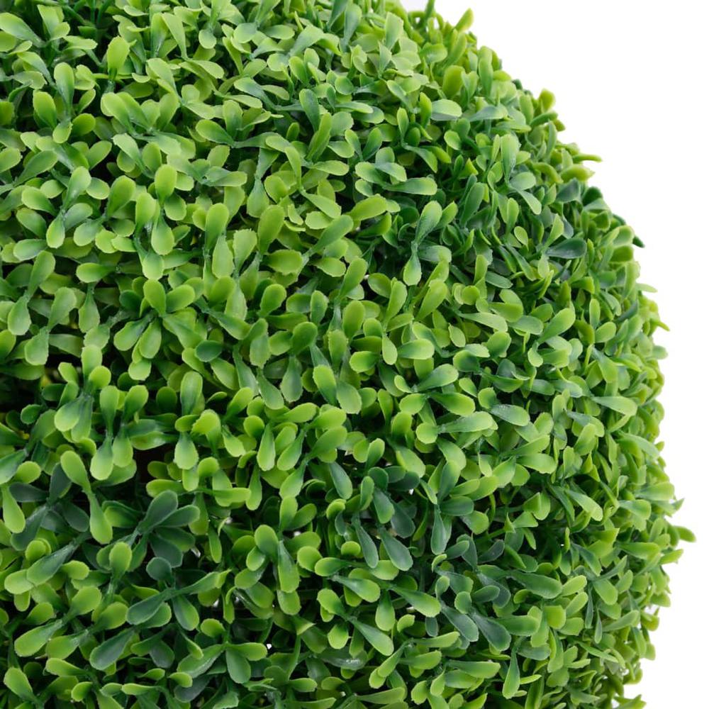 Artificial Boxwood Plant with Pot Ball Shaped Green 28". Picture 1