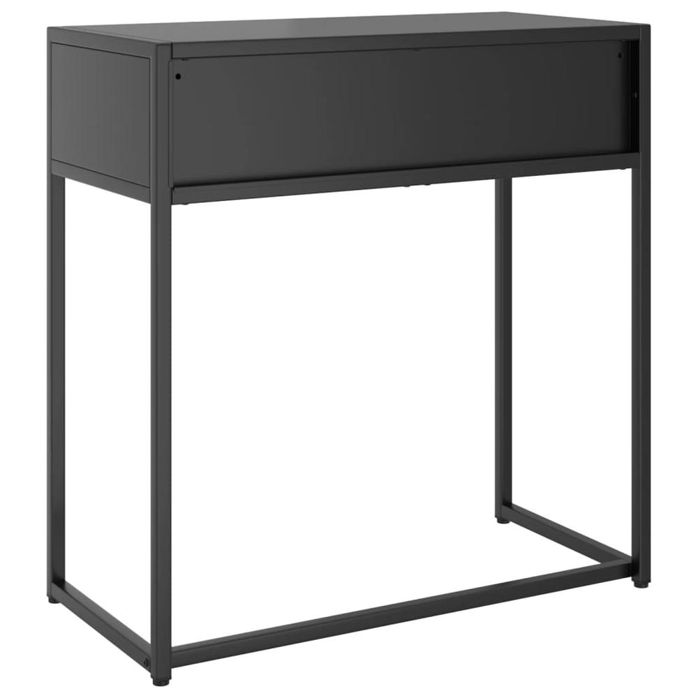 vidaXL Console Table Anthracite 28.3"x13.8"x29.5" Steel. Picture 5