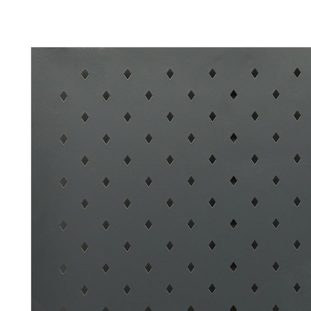 vidaXL 6-Panel Room Divider Anthracite 94.5"x70.9" Steel. Picture 5