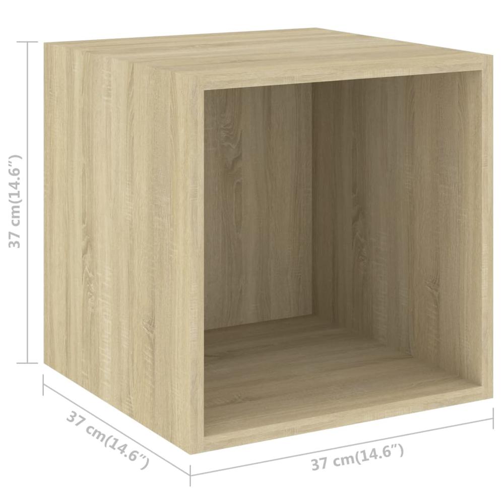 vidaXL 5 Piece TV Cabinet Set Sonoma Oak Engineered Wood, 3079604. Picture 6