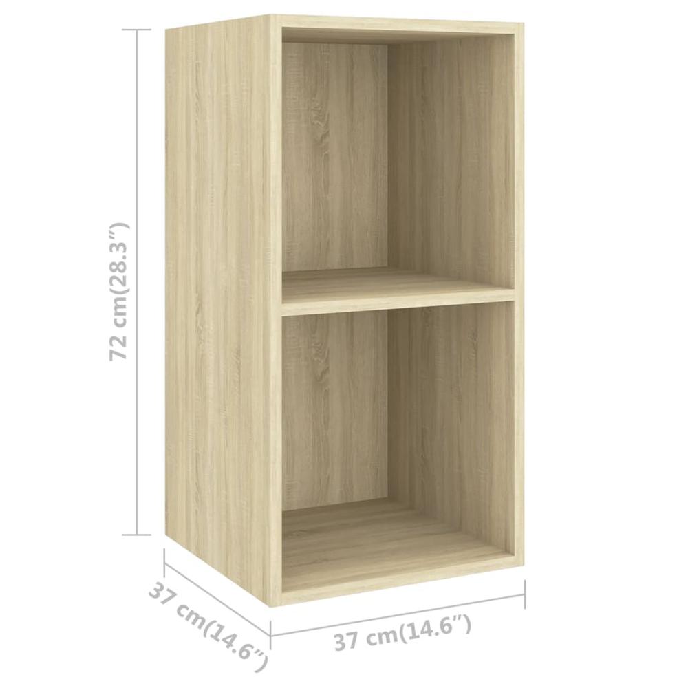 vidaXL 5 Piece TV Cabinet Set Sonoma Oak Engineered Wood, 3079604. Picture 7