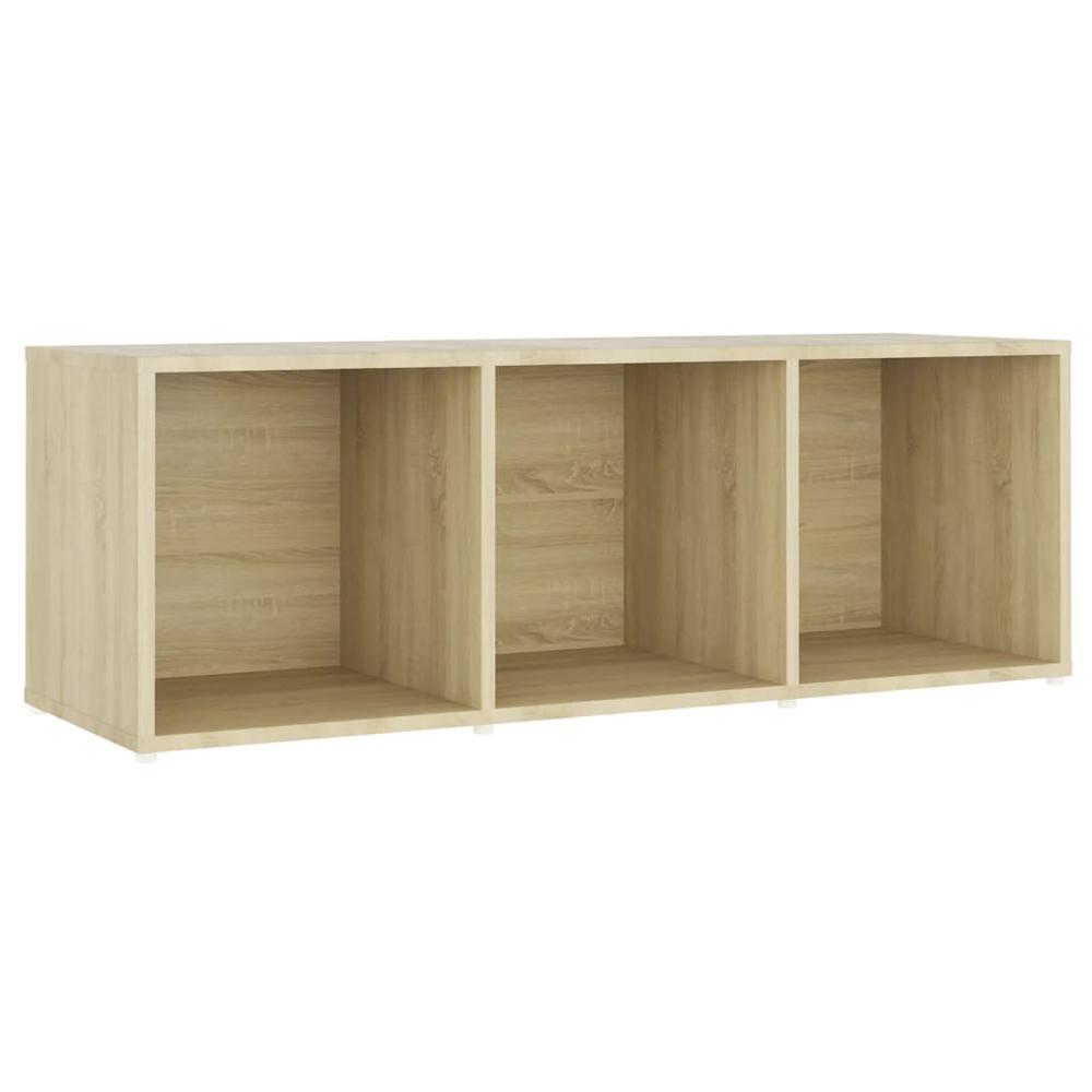 vidaXL 3 Piece TV Cabinet Set Sonoma Oak Engineered Wood, 3080018. Picture 6