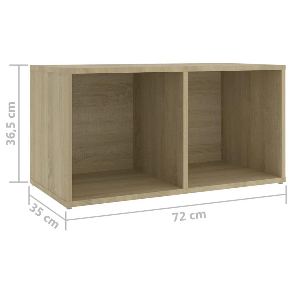 vidaXL 3 Piece TV Cabinet Set Sonoma Oak Engineered Wood, 3080018. Picture 8