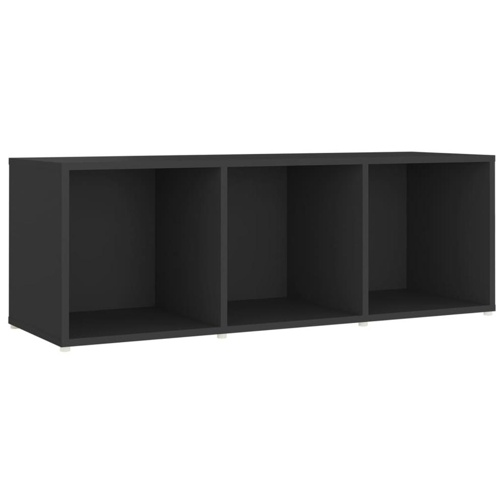 vidaXL 3 Piece TV Cabinet Set Gray Engineered Wood, 3080026. Picture 6