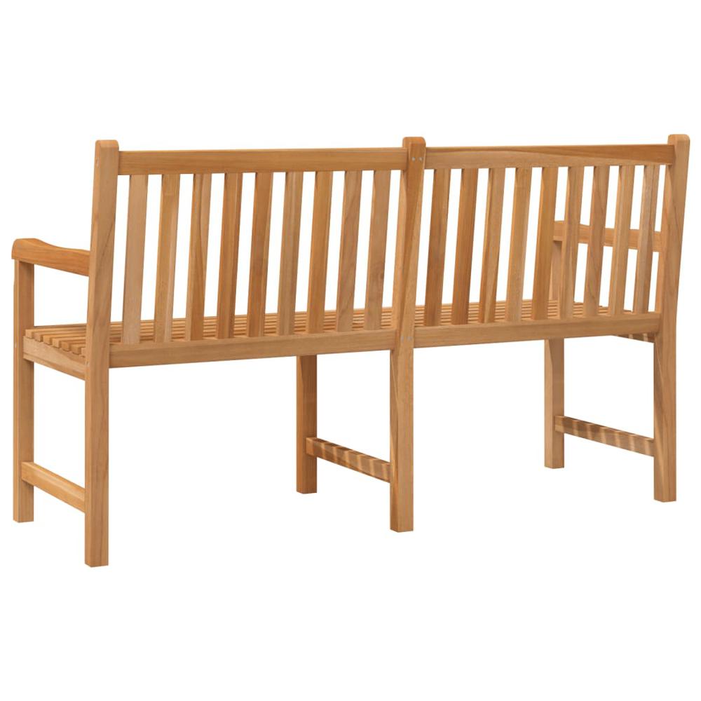 vidaXL Patio Bench 59.1" Solid Teak Wood, 316623. Picture 5