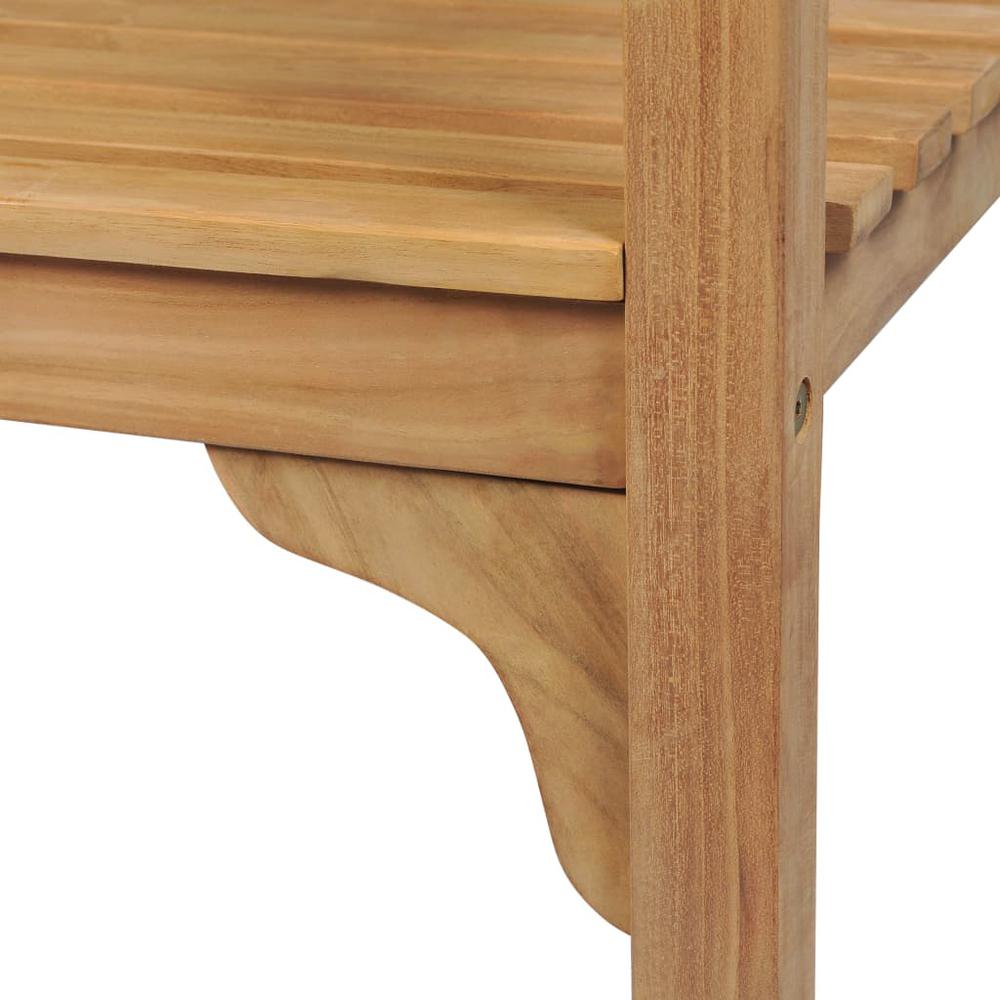 vidaXL Patio Bench 89.8" Solid Teak Wood, 316624. Picture 5
